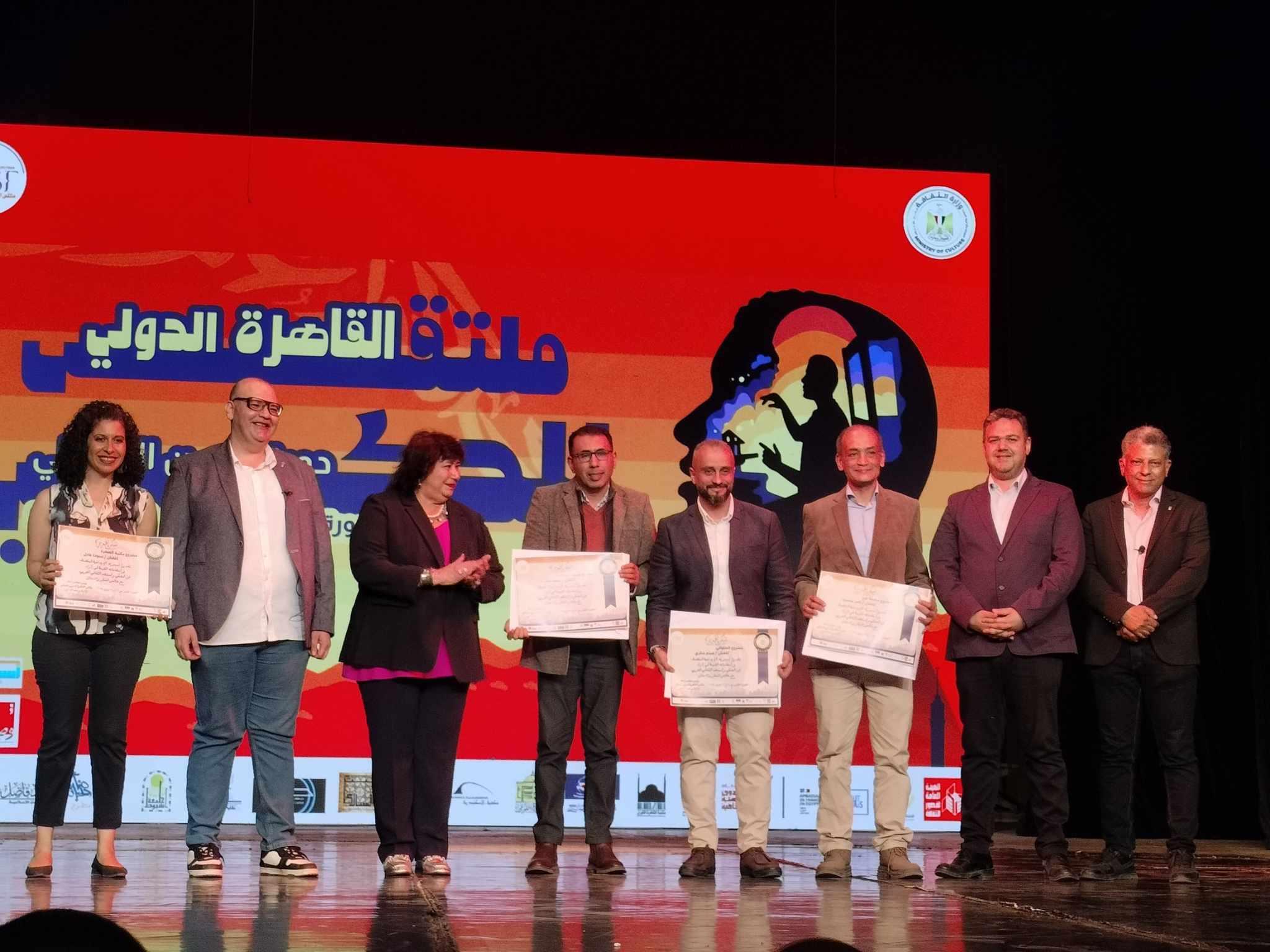 ايناس عبد الدايم تفتتح ملتقى القاهرة للحكي