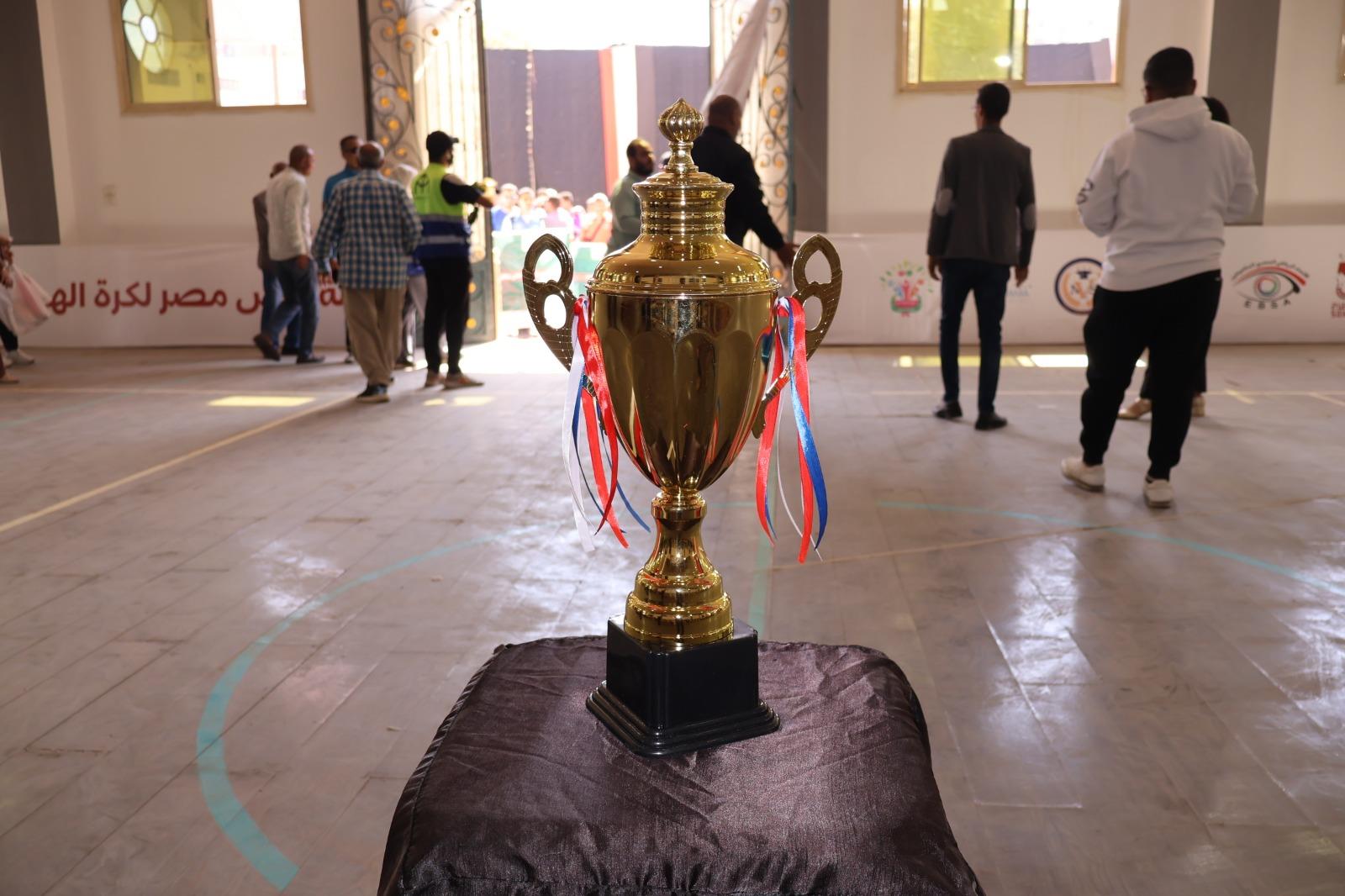 بطولة كأس مصر لكرة الهدف لرياضات المكفوفين بسوهاج