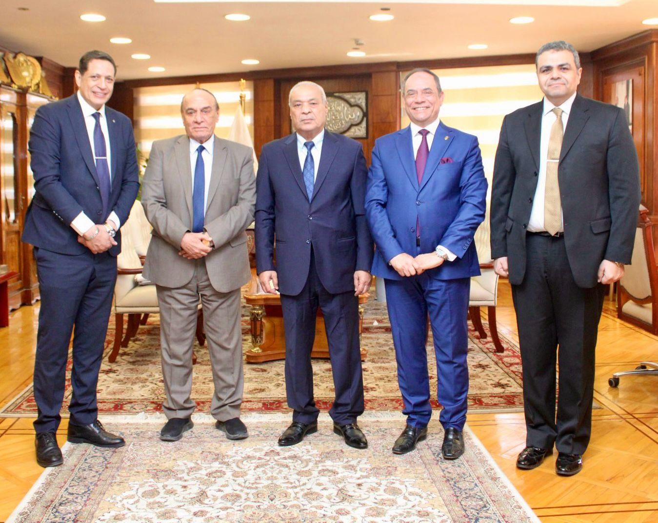 محاضرة للخبير الاستراتيجي سمير فرج بمركز التدريب القضائي