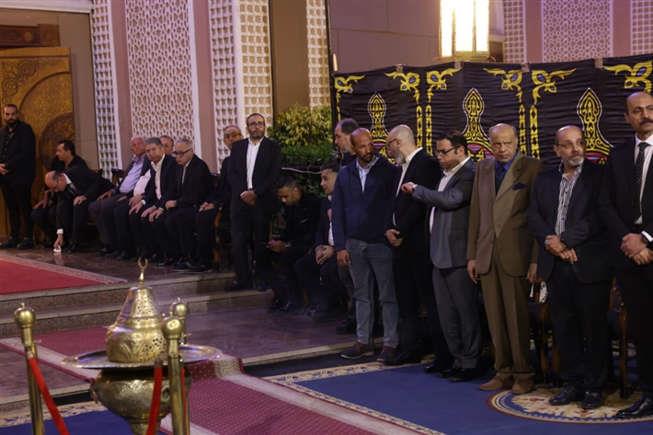 ابرز لقطات من داخل عزاء زوج كارول سماحة