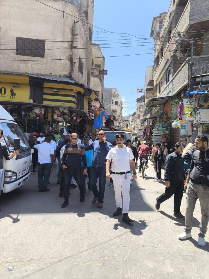 حملة مكبرة  لرفع الاشغالات وتعظيم موارد الدولة بدمياط | صور