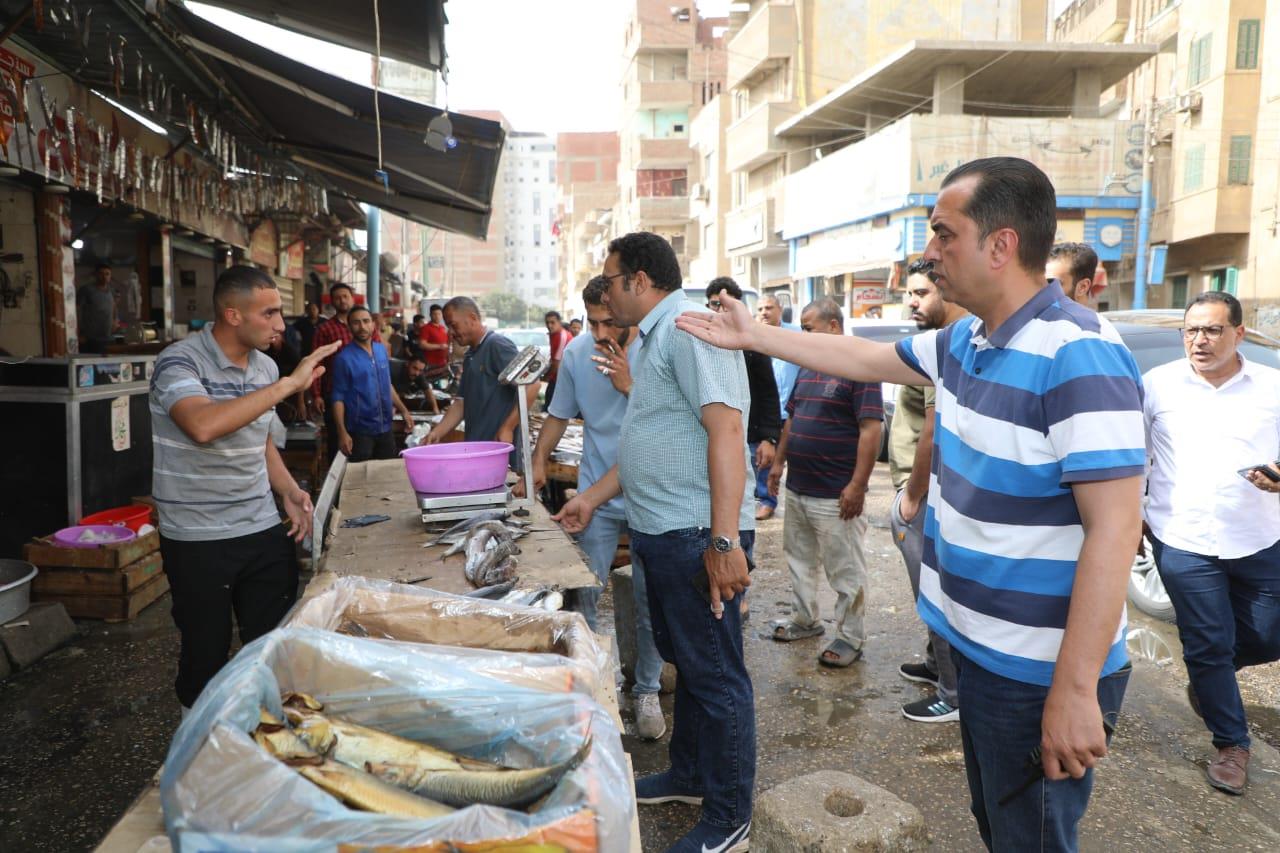 حملة إشغالات بشوارع حي غرب شبين الكوم  بالمنوفية| صور