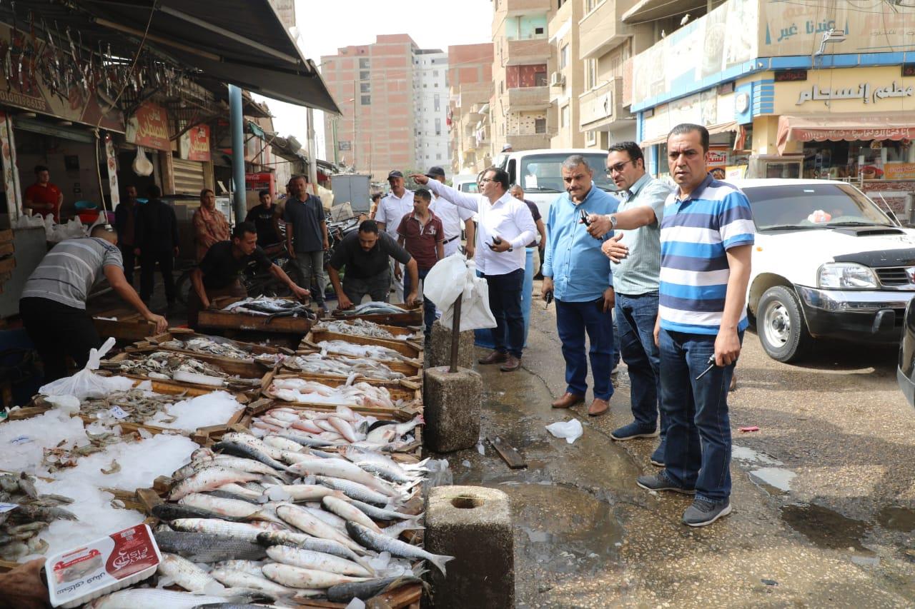 حملة إشغالات بشوارع حي غرب شبين الكوم  بالمنوفية| صور