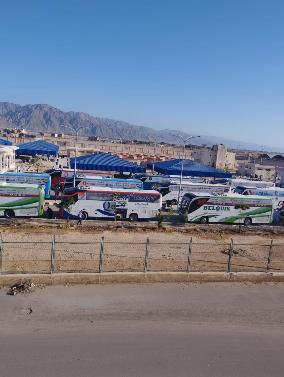 استمرار مغادرة أفواج الحجاج من ميناء نويبع عبر العبارتين "آيلة" و"سينا"| صور