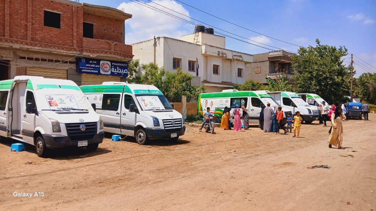 1161مواطن استفادوا من القافلة الطبية المجانية بجاليا الأولى مركز بلقاس. 