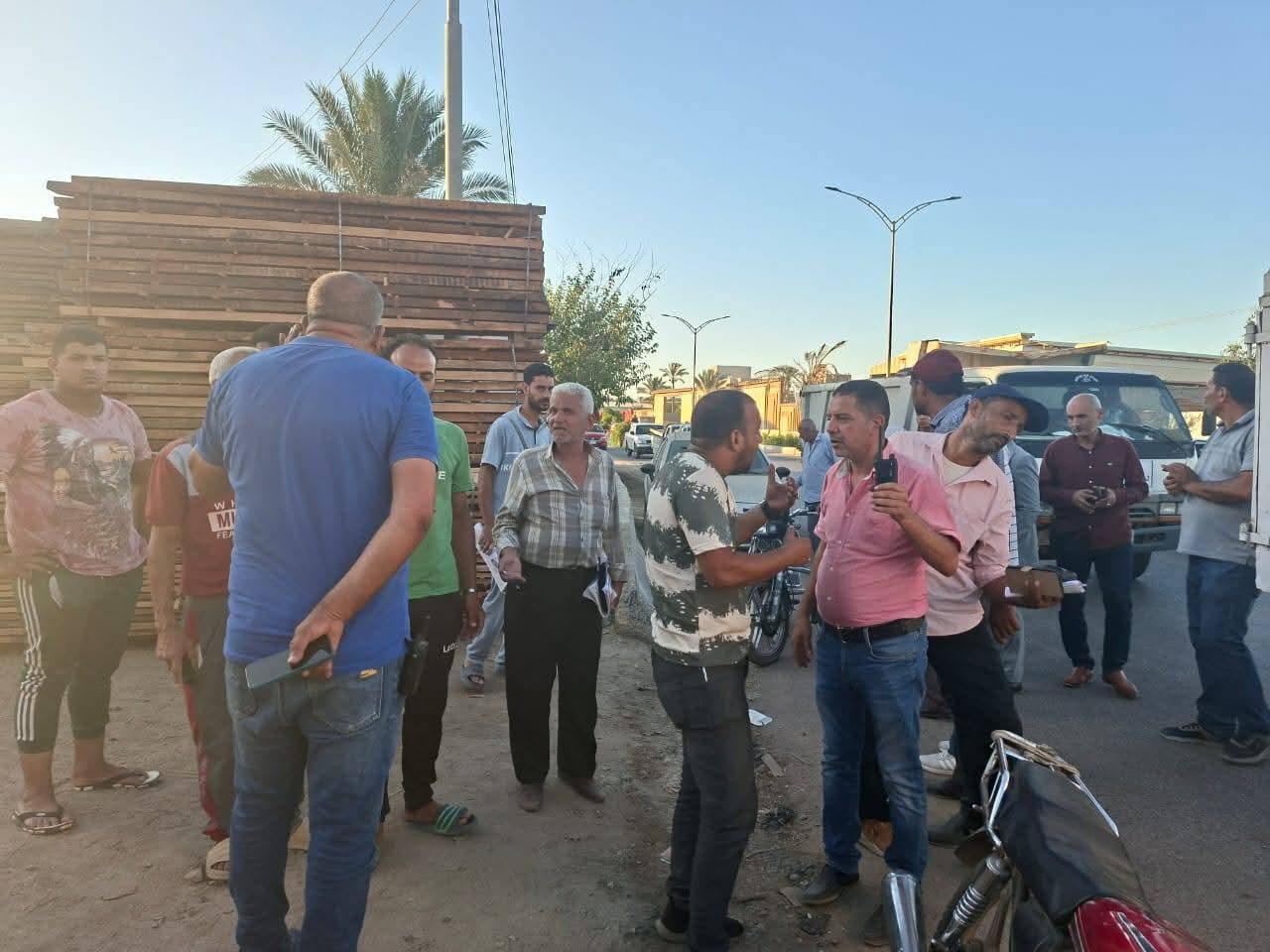 السكرتير العام يقود حملة مكبرة لازالة التعديات على الاراضي الزراعية وحرم طريق دمياط الجديدة| صور