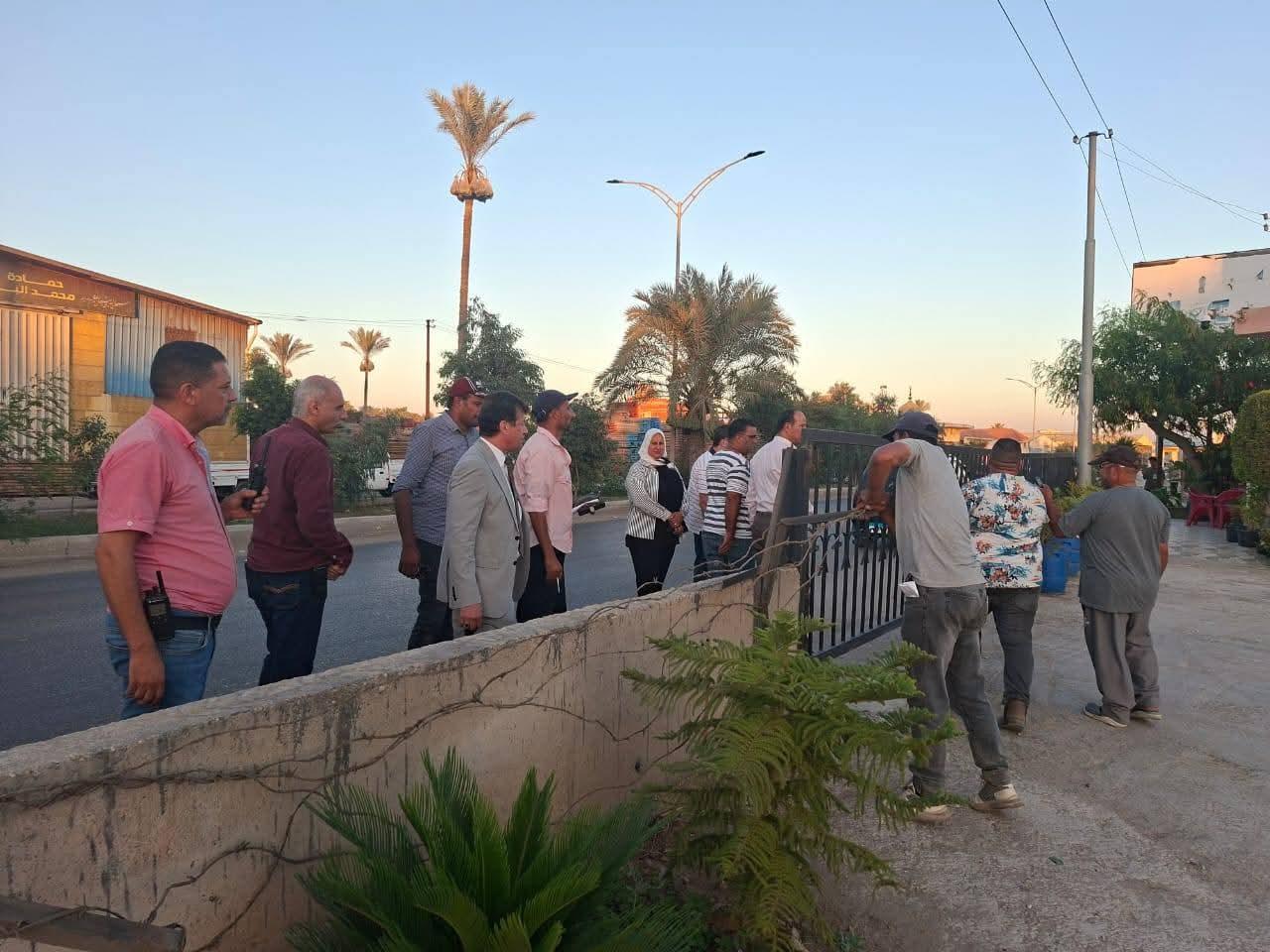 السكرتير العام يقود حملة مكبرة لازالة التعديات على الاراضي الزراعية وحرم طريق دمياط الجديدة| صور