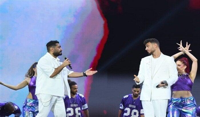 تامر حسني والشامي يشعلان حفل مهرجان العلمين