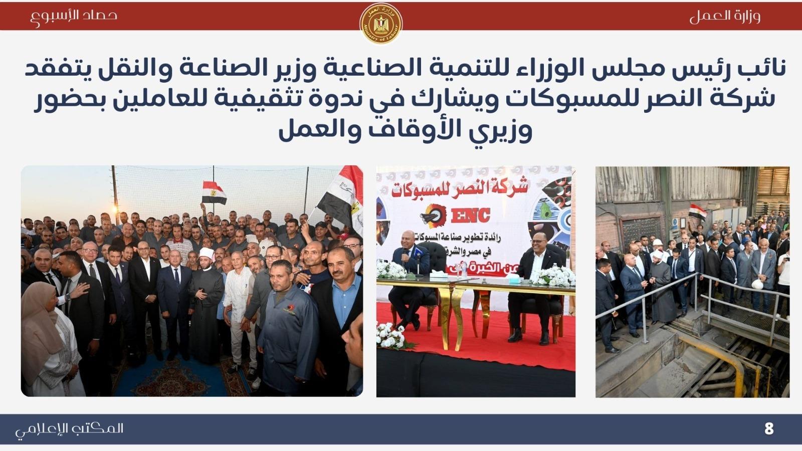  جولات ميدانية.. تشريعات جديدة..أبرز "حصاد العمل في أسبوع| إنفوجراف 