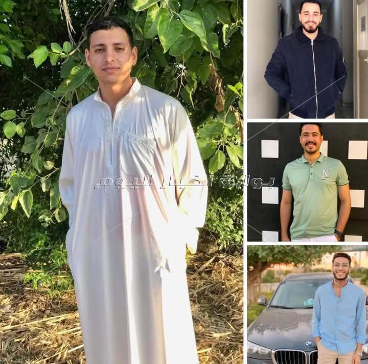 مصرع 4 مهندسين شباب إثر إصطدام سيارة ملاكى بأخرى نقل بصحراوى البحيرة 0 صور 