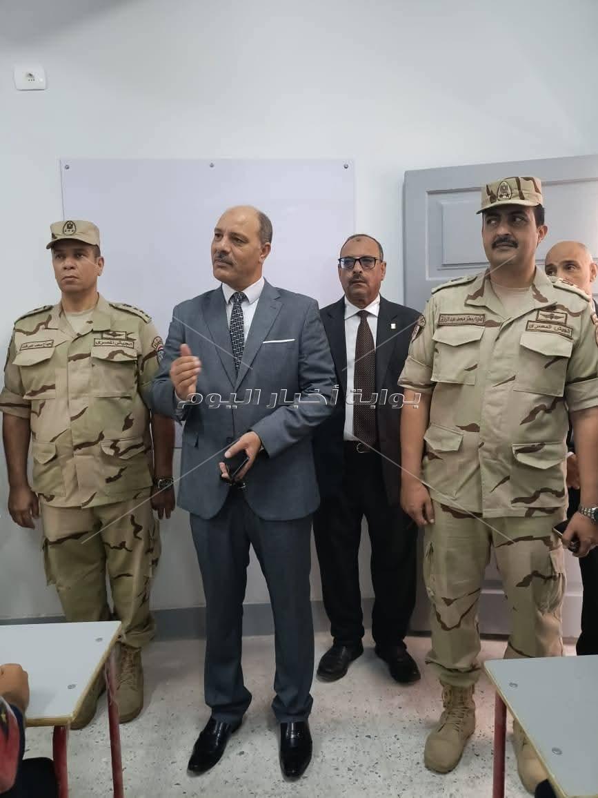 مدير تعليم الإسكندرية يتفقد مدرسة مصطفى كامل العسكرية ويوجه برفع الانضباط وتفعيل المتابعة اليومية‎