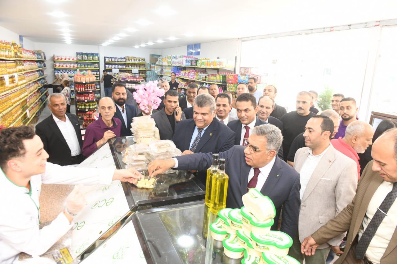 محافظ الدقهلية يفتتح هايبر ماركت  جهاز مستقبل مصر للتنمية المستدامة| صور