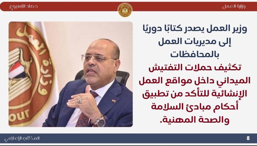 تُطبيق القانون ودعم الفئات الأكثر احتياجا.. أبرز حصاد العمل في 7 أيام|إنفوجراف