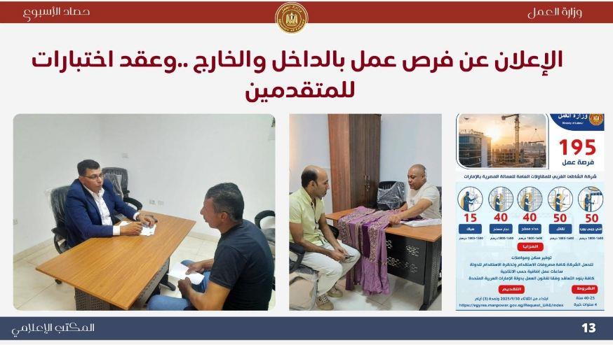تُطبيق القانون ودعم الفئات الأكثر احتياجا.. أبرز حصاد العمل في 7 أيام|إنفوجراف