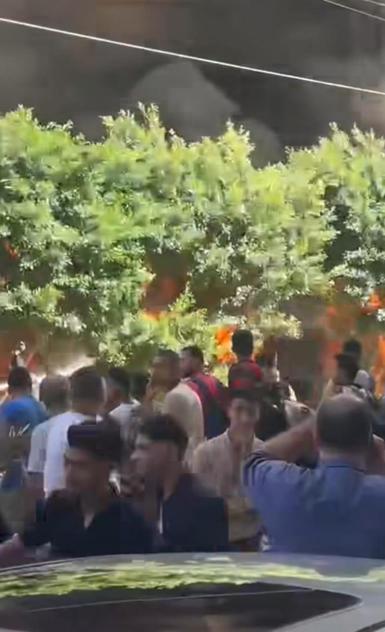 صور من الحريق