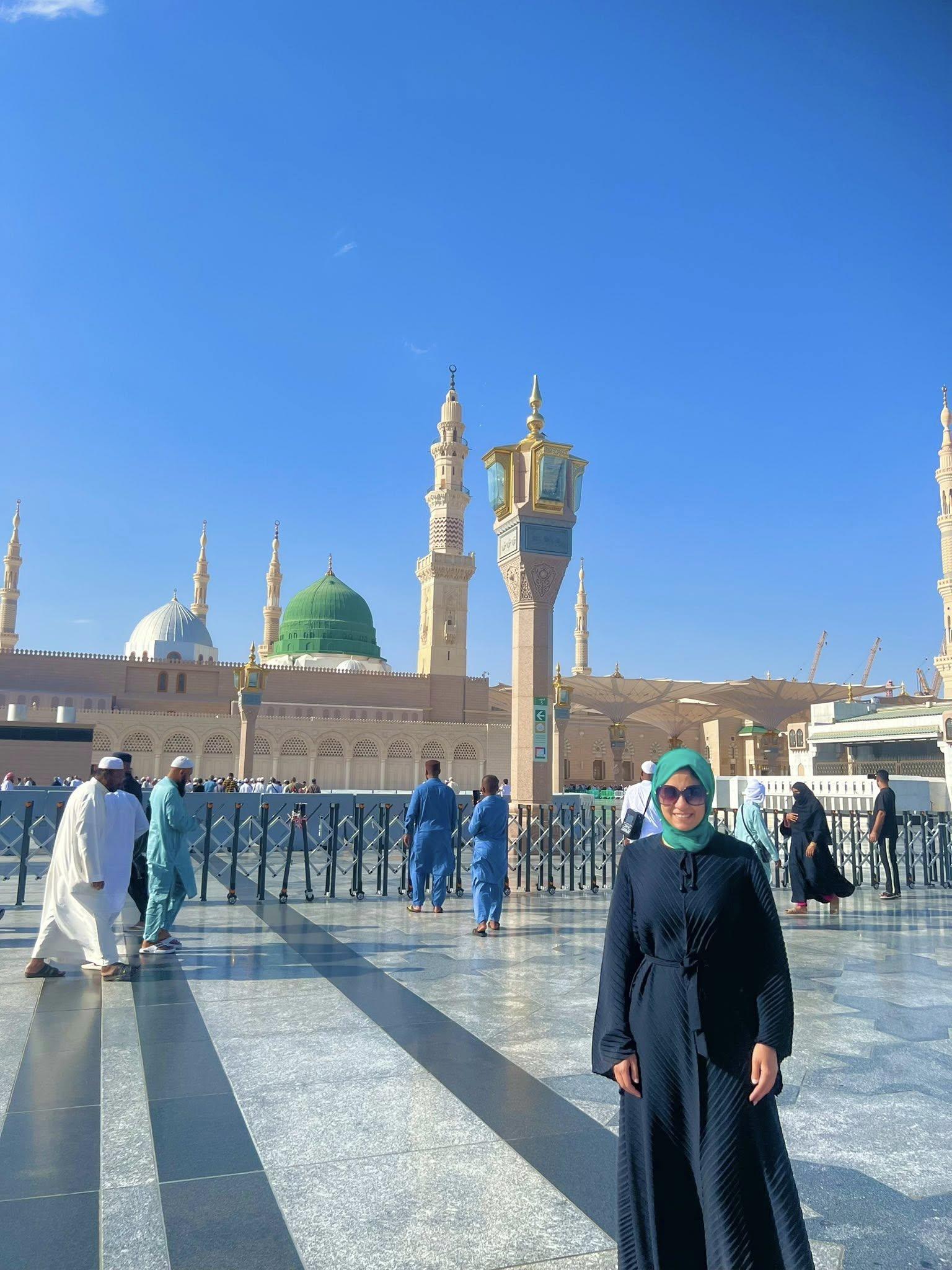 أحدث ظهور لـ سهر الصايغ من داخل الحرم المكي 