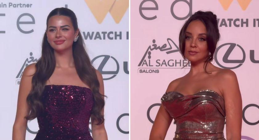 النجمات على السجادة الحمراء بحفل ختام مهرجان القاهرة السينمائي