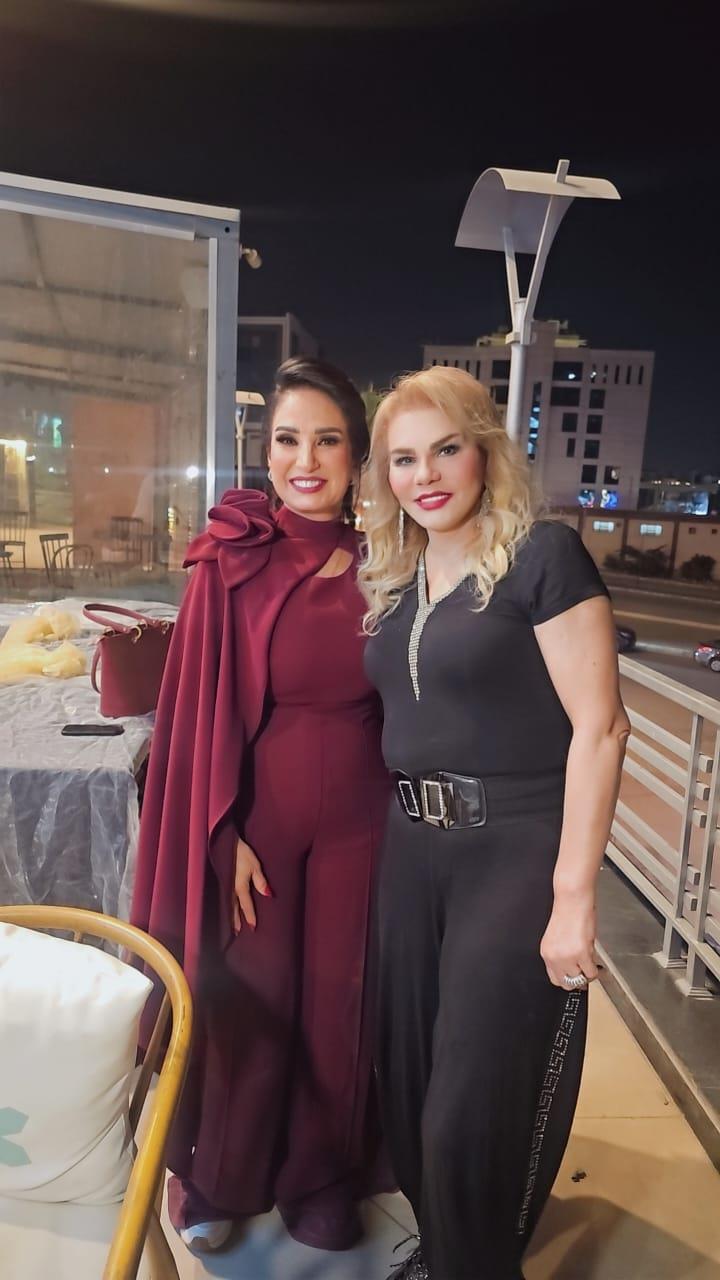 نرمين الفقي ونهال عنبر والمشاهير يحتفلون بهيد ميلاد أمل رزق وابنتها | بالصور