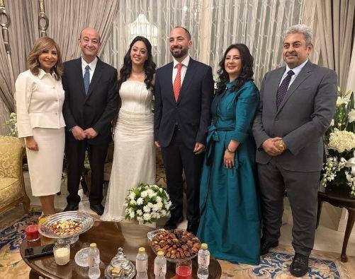 نجل عمرو أديب ولميس الحديدي يحتفل بـ «قراءة الفاتحة»