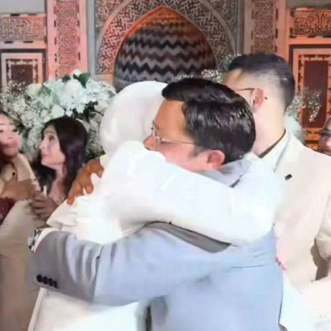 محمد هنيدي يحتفل بعقد قران ابنته