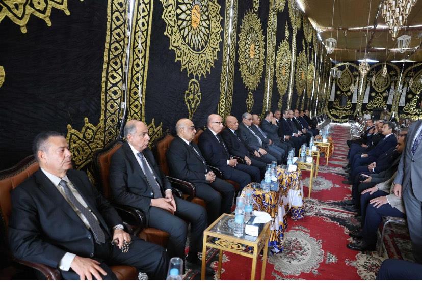 قيادات العدل والمحافظة ورؤساء الأندية يقدمون واجب العزاء لشهداء القضاء| صور