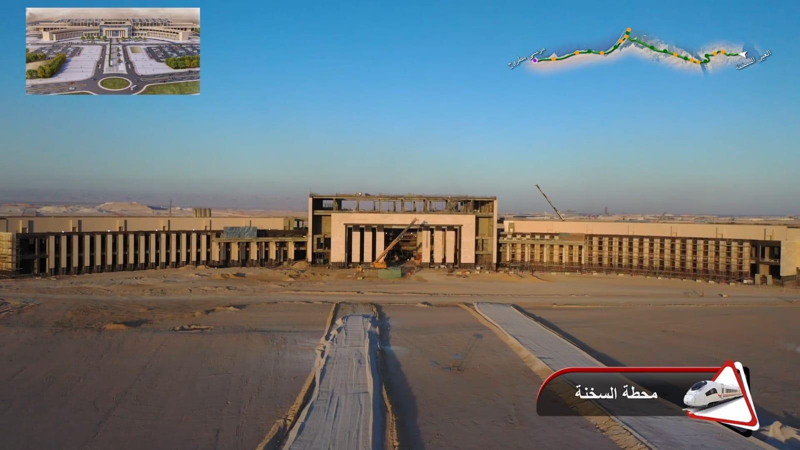  قفزة غير مسبوقة في تنفيذ الخط الأول للقطار السريع 
