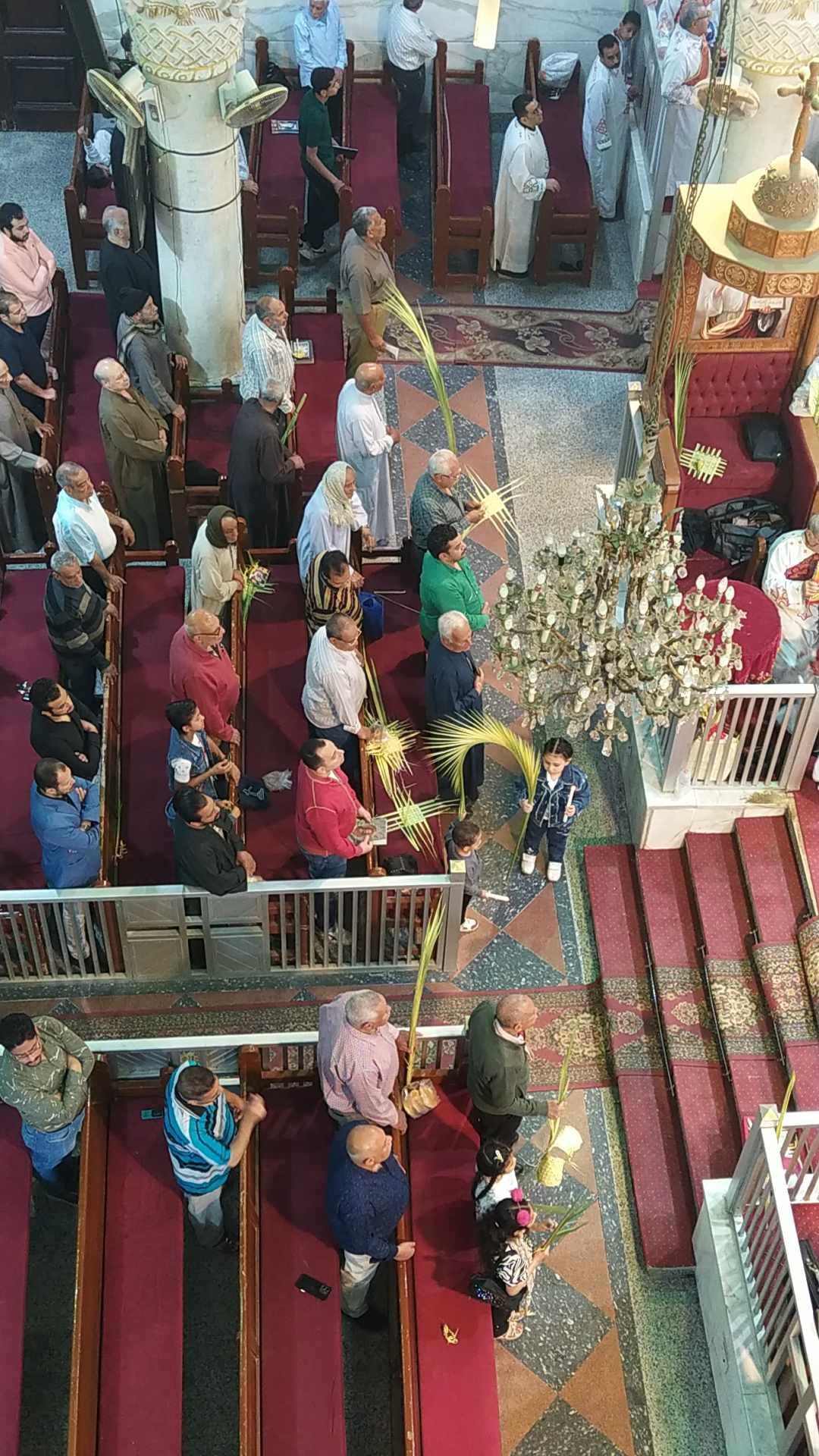 جانب من الاحتفالات الاقباط