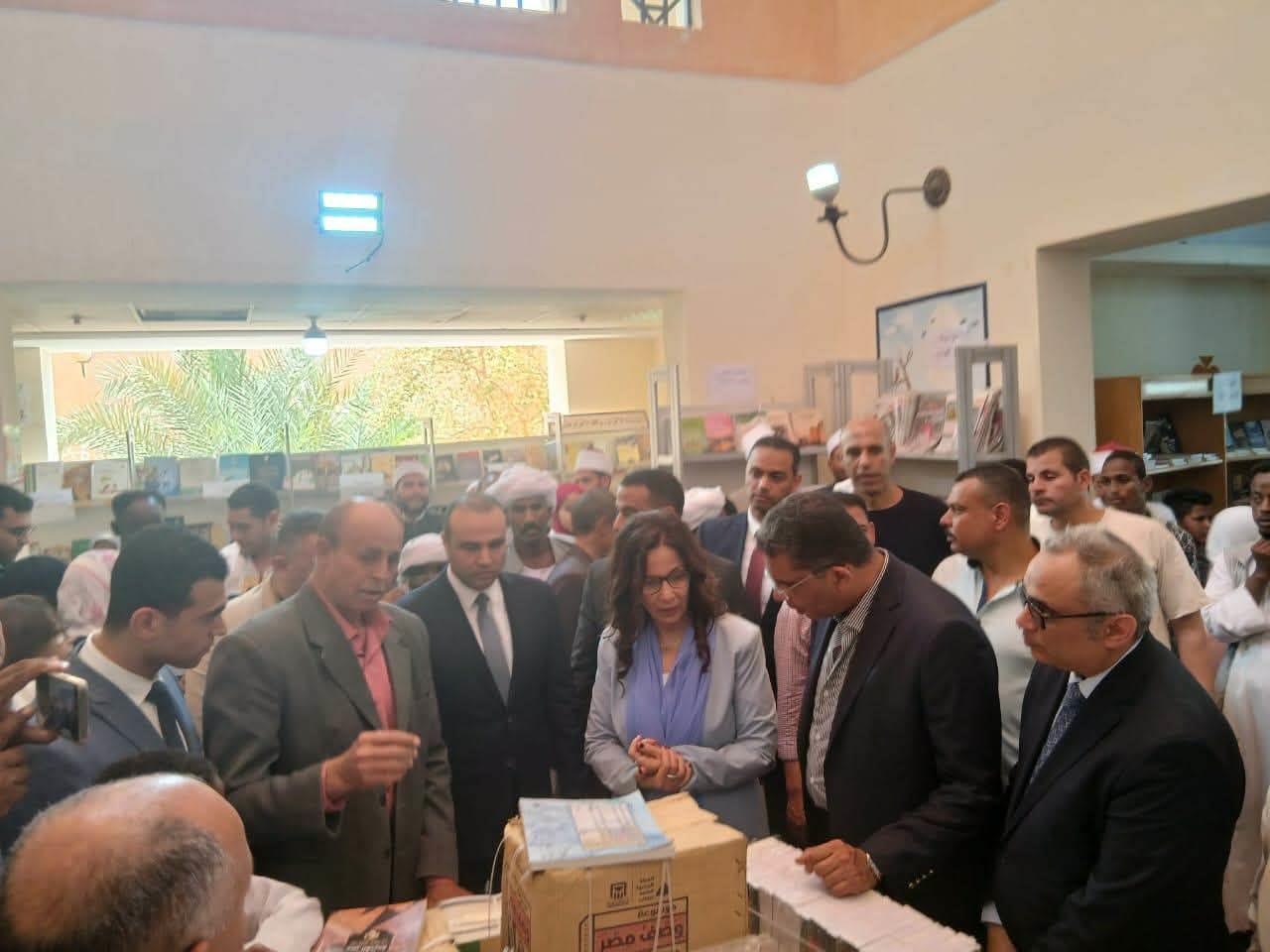 وزيرة الثقافة تعلن البدء الفوري في رفع كفاءة قصر ثقافة شلاتين  