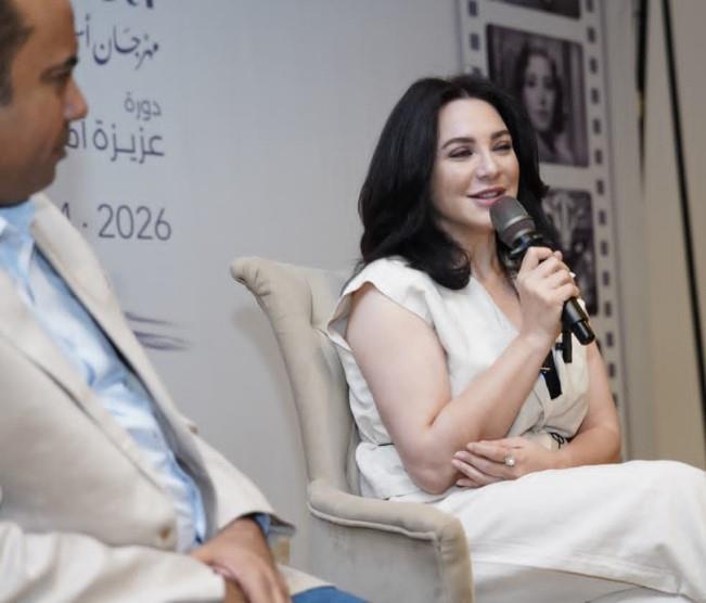 سولاف فواخرجي بمهرجان أسوان