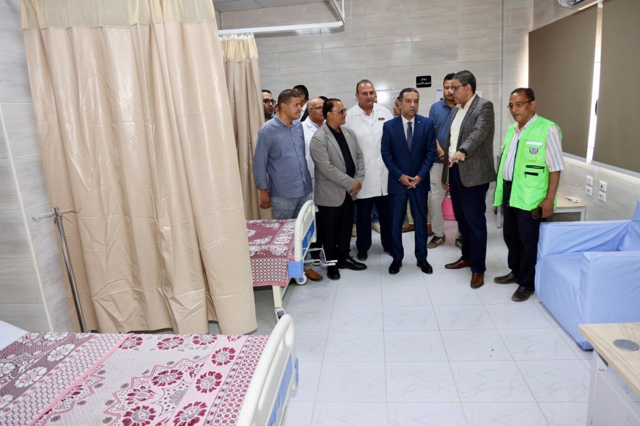 محافظ المنوفية يفتتح مركز الأورام الجديد بمستشفى منوف العام