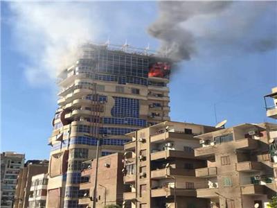 بالصور| حريق هائل بيرج معهد الاتصالات في سوهاج 