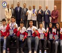 تكريم أبطال منتخب مصر للشباب للمواي تاي في بطولة العالم بحضور 3 سفراء
