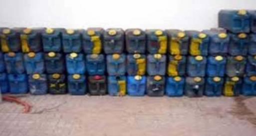 ضبط 2000 لتر وقود بسيناء قبل تهريبهم إلي غزة
