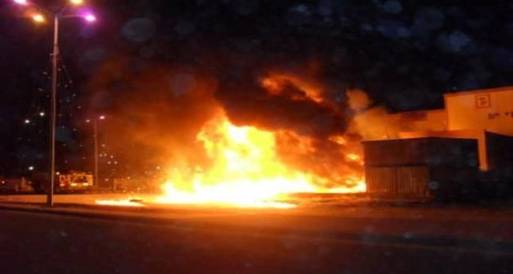 مصرع وإصابة 3 أشخاص في انفجار خزان وقود بمطروح