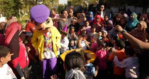 يوم ترفيهي للأيتام بالمدينة الشبابية بالعريش 