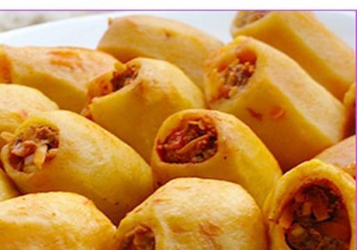 بطاطس باللحمة المفرومة