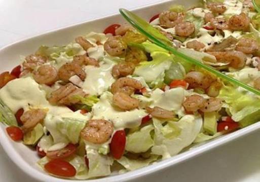 سلطة جمبري بالمايونيز