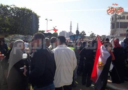 المتظاهرين في الاسماعيلية
