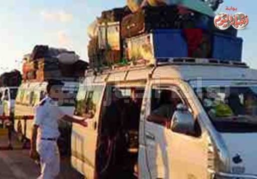  المصريين القادمين عبر منفذ السلوم البرى 