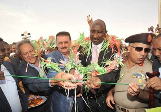 وزير النقل المهندس هاني ضاحي مع وزير النقل السوداني أحمد بابكر