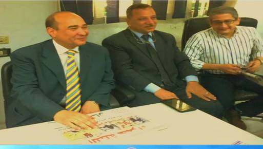 علاء ثابت فى زيارة للاخبار المسائى