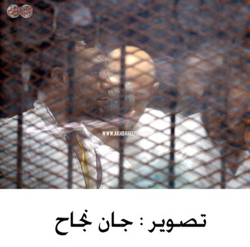 المتهمون خلال الجلسة تصوير: جان نجاح