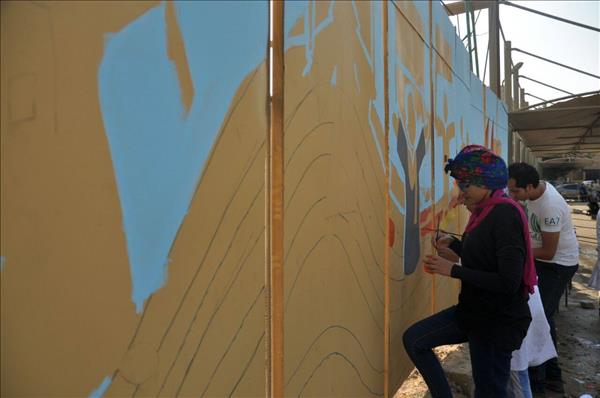 المنيا : وفاء صلاح  الفنانة "أروى جودة" لطلاب التربية الفنية: من خلال الفن تستطيعوا إسعاد الآخرين