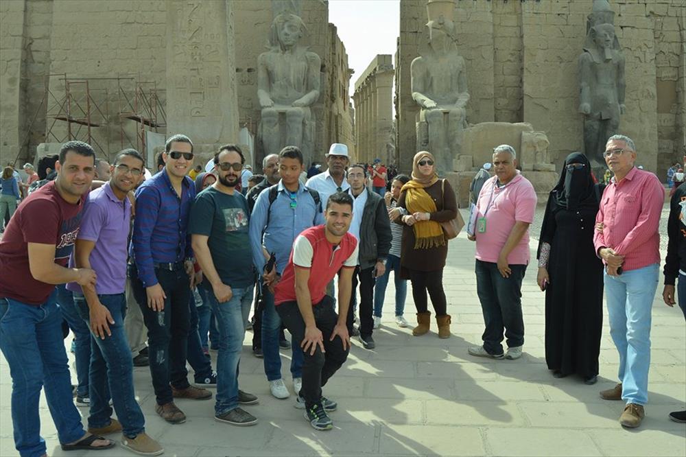 ذوي الإعاقة المشاركين في قطار "أعرف بلدك"
