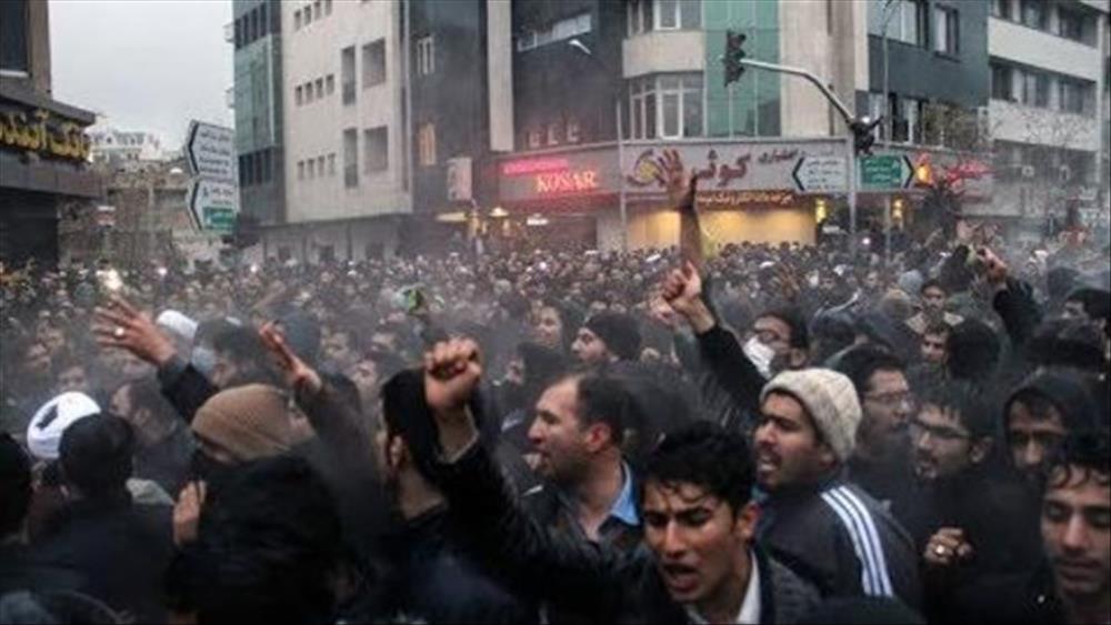جانب من المظاهرات في إيران