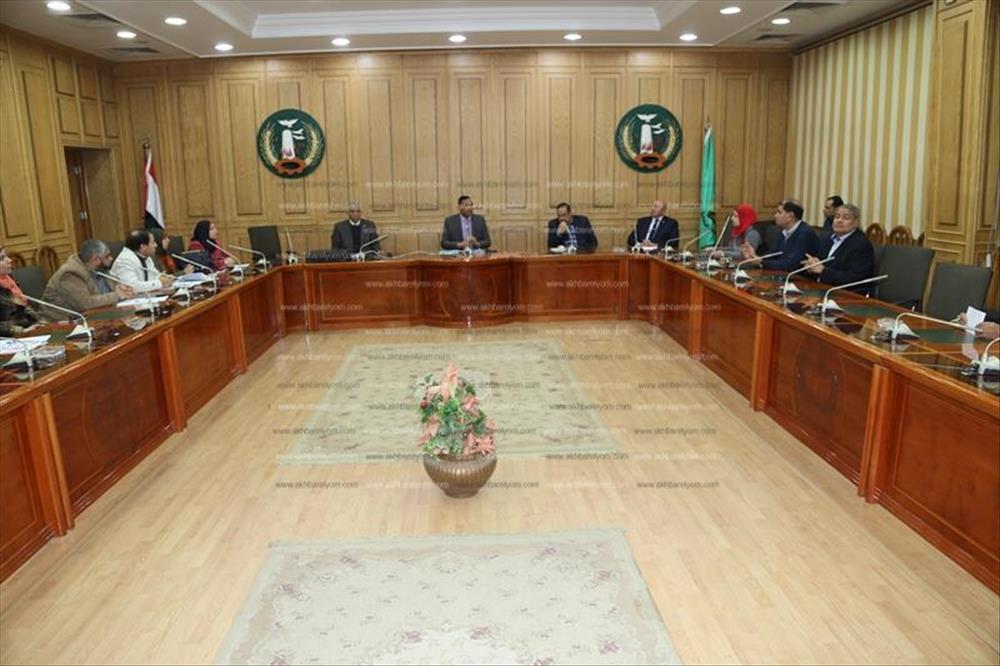 جابن من اجتماعسكرتير عام محافظة المنوفية