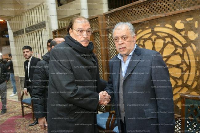 الفنان عزت العلايلي والفنان أشرف زكي
