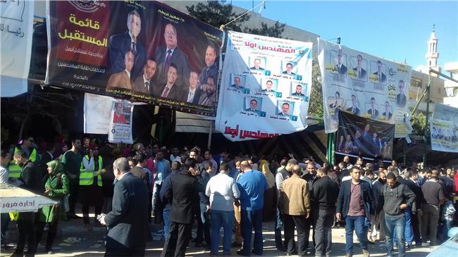 أقبال كبير على أنتخابات المهندسين بالبحيرة 