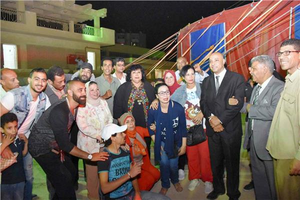 د. إيناس عبد الدايم خلال الحفل