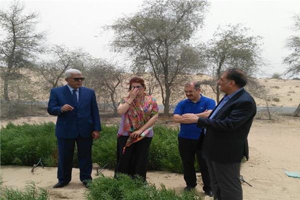 نقيب الزراعيين يلتقي مدير «إيكبا» لبحث مستقبل الزراعات الملحية